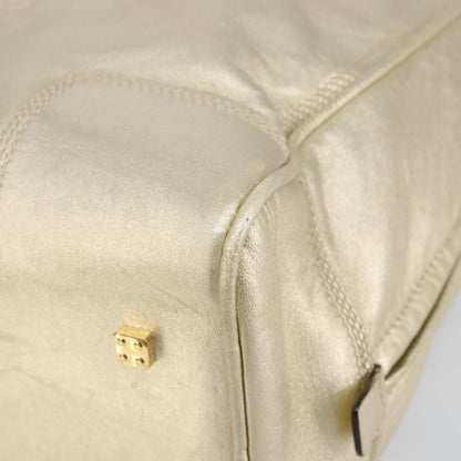 Loewe Amazona Bag Leather, GOLD, LEATHER, Handbag