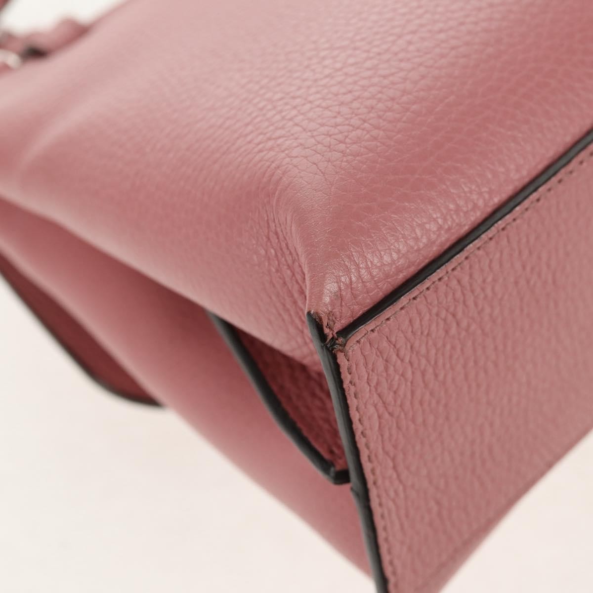 Gucci Bamboo Daily Top Handle Bag Leather, Pink, Leather, Handbag