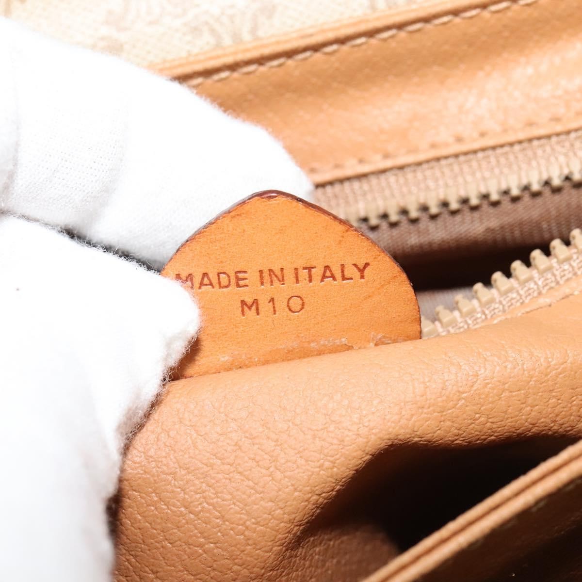 Celine Macadam Shoulder Bag PVC Leather, BEIGE, CANVAS, Shoulder bag