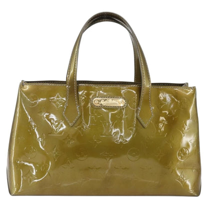 Louis Vuitton Wilshire Handbag Monogram Vernis, KHAKI, PATENT_LEATHER, Handbag