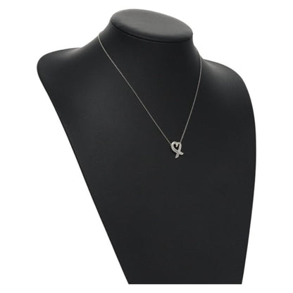 Tiffany & Co. Paloma Picasso Loving Heart Pendant Necklace Silver 925, SILVER, SILVER, Necklace