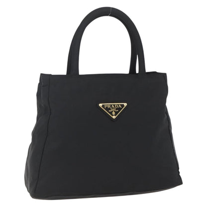 Prada Vintage Tote Nylon, BLACK, NYLON, Tote bag