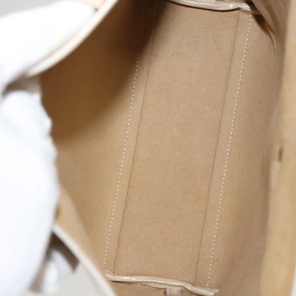 Gucci Vintage Handbag Enamel, BEIGE, PATENT_LEATHER, Handbag