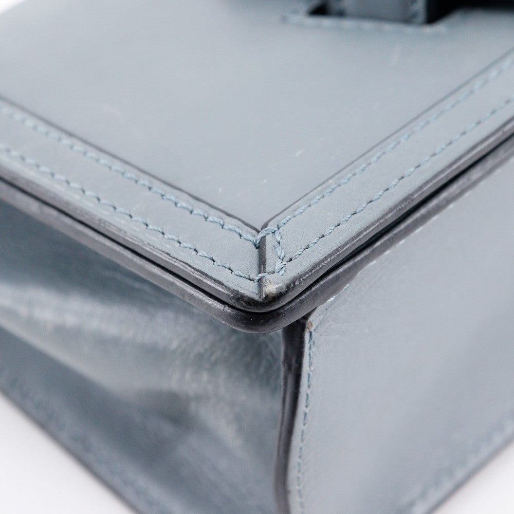 Loewe Barcelona Shoulder Bag Leather, BLUE, LEATHER, Shoulder bag