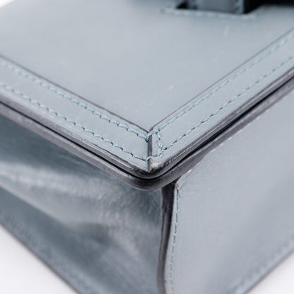 Loewe Barcelona Shoulder Bag Leather, BLUE, LEATHER, Shoulder bag