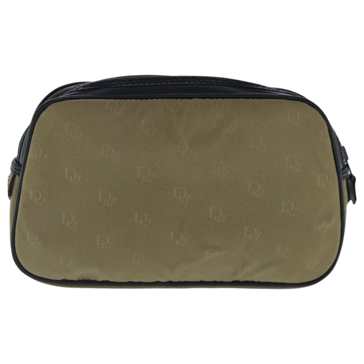 Christian Dior Pouch Leather, BEIGE, NYLON, Clutche & pouche