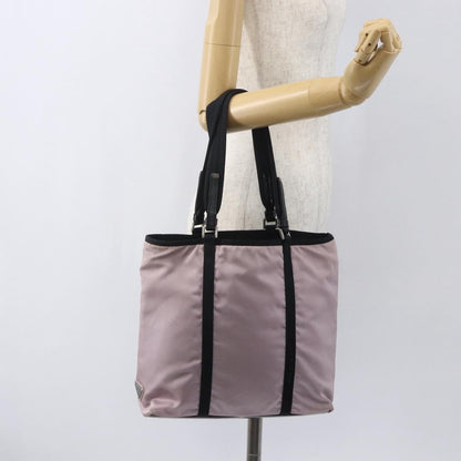 Prada Vintage Tote Tessuto, PINK, NYLON, Tote bag