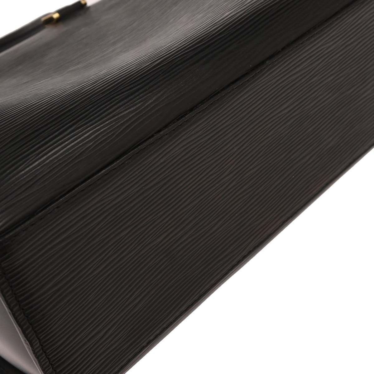 Louis Vuitton Pont Neuf Handbag Epi Leather, BLACK, LEATHER, Handbag