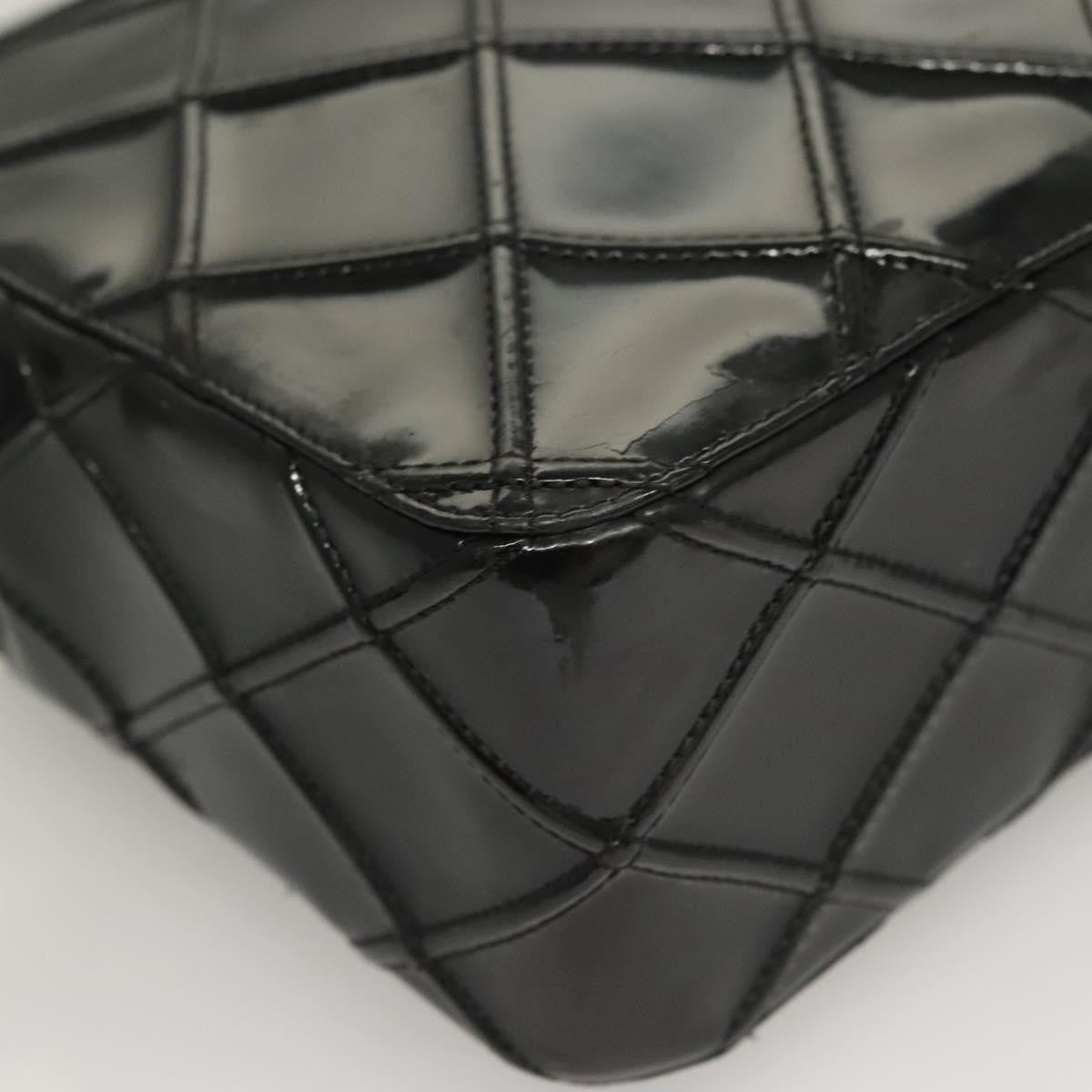 Chanel Vintage Shoulder Bag Patent leather, BLACK, PATENT_LEATHER, Shoulder bag