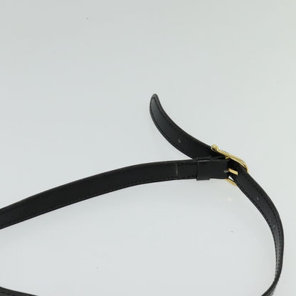 Celine Shoulder Bag Leather, BLACK, LEATHER, Shoulder bag