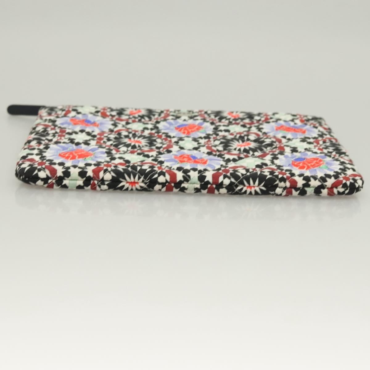 Chanel Dubai O Case Clutch Quilted Printed Nylon, MULTICOLOUR, NYLON, Clutche & pouche