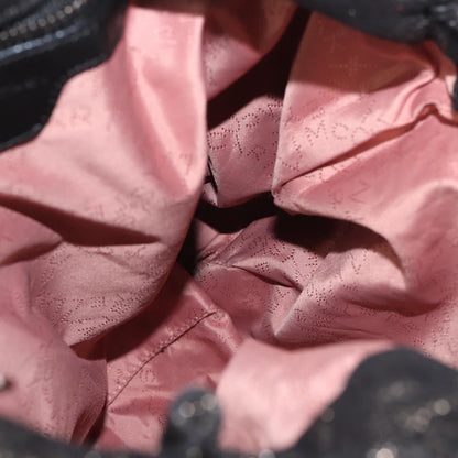 Stella McCartney Falabella Fold Over Bag Faux Suede, BLACK, SYNTHETIC, Crossbody bag