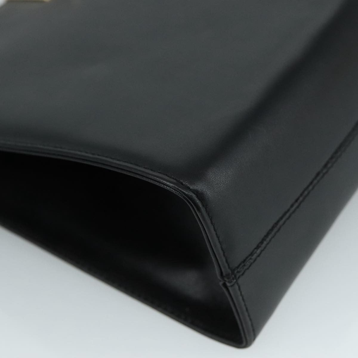 Salvatore Ferragamo Gancini Shoulder Bag Leather, BLACK, LEATHER, Shoulder bag