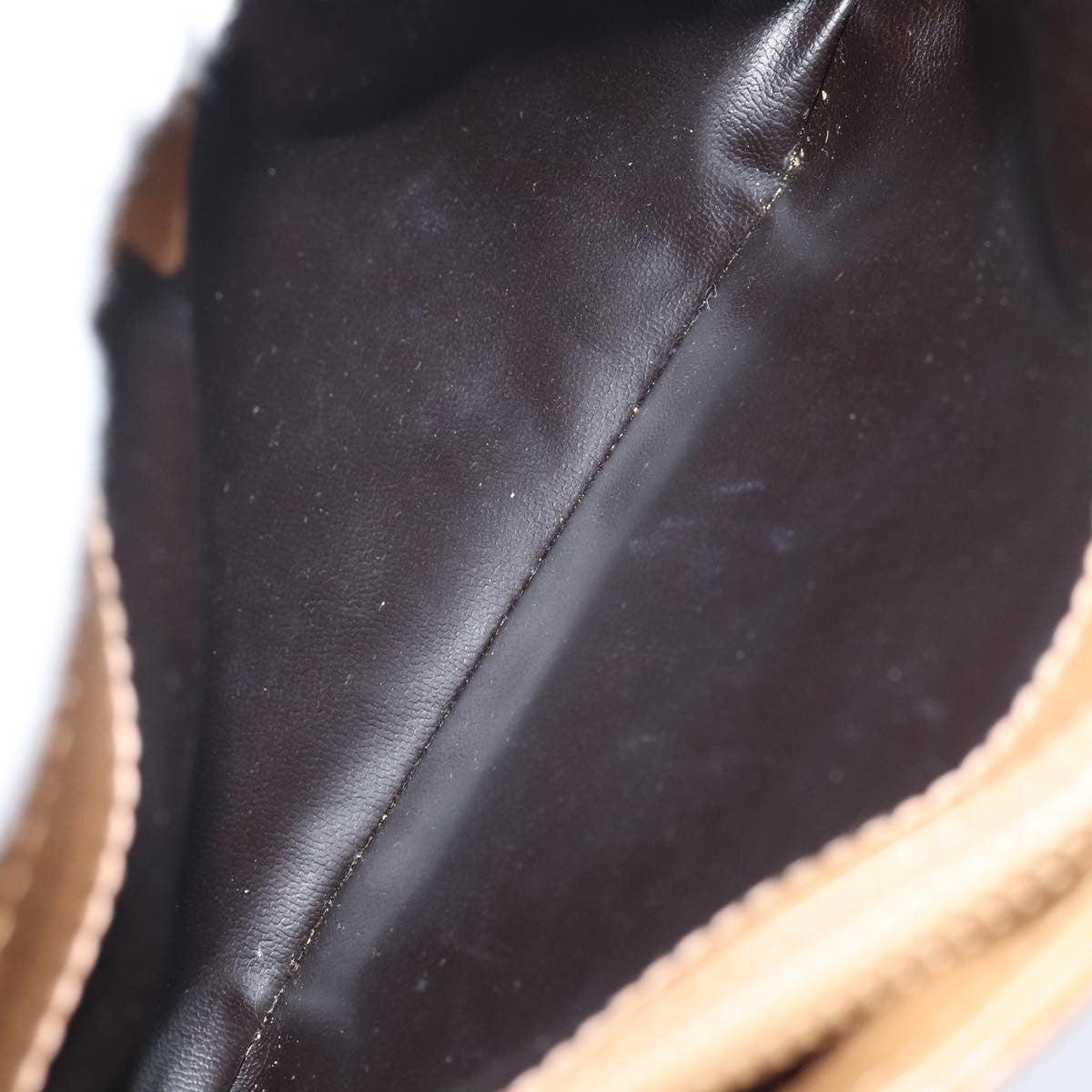 Celine Macadam Shoulder Bag Canvas, BEIGE, CANVAS, Shoulder bag