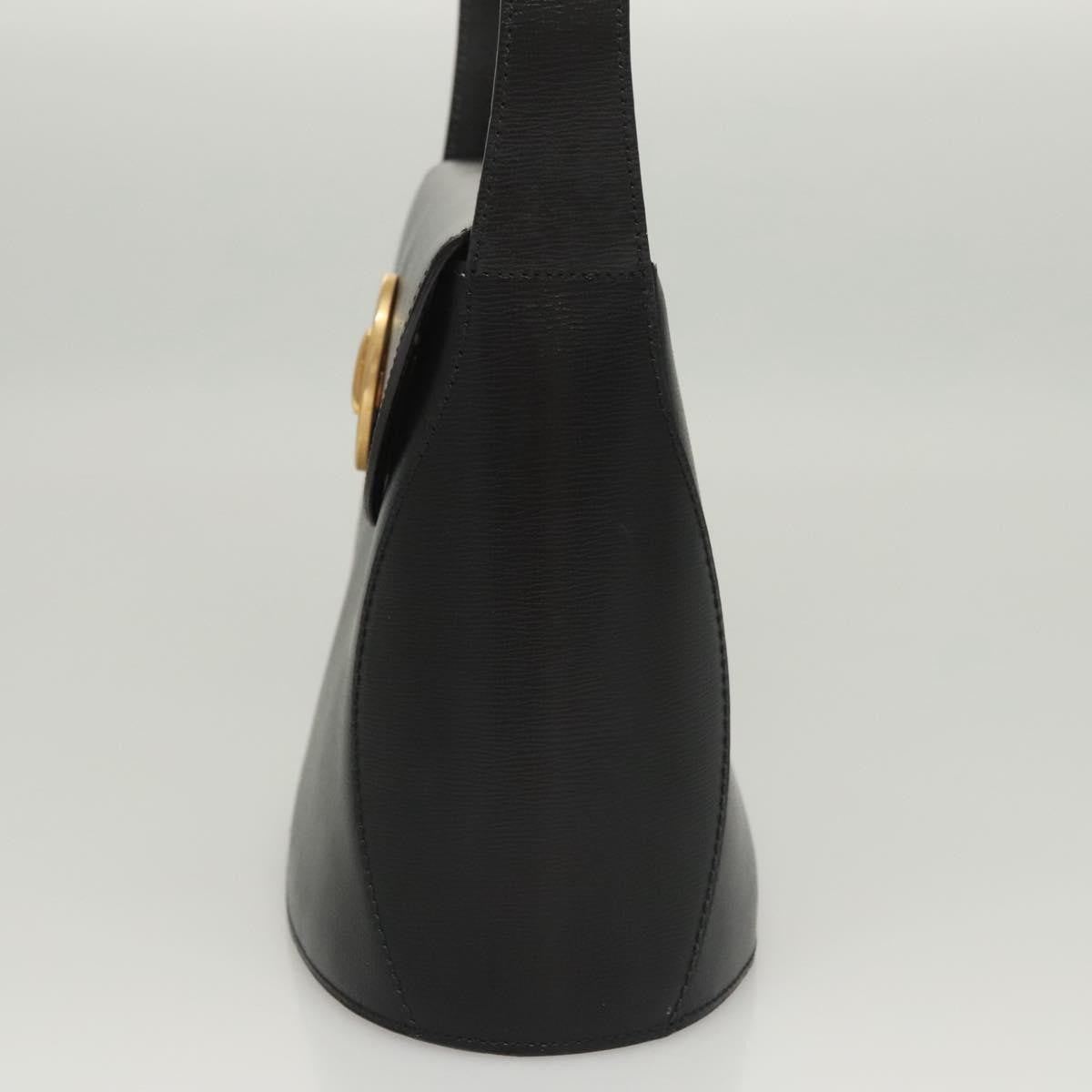 Christian Dior CD Shoulder bag Leather, BLACK, LEATHER, Shoulder bag