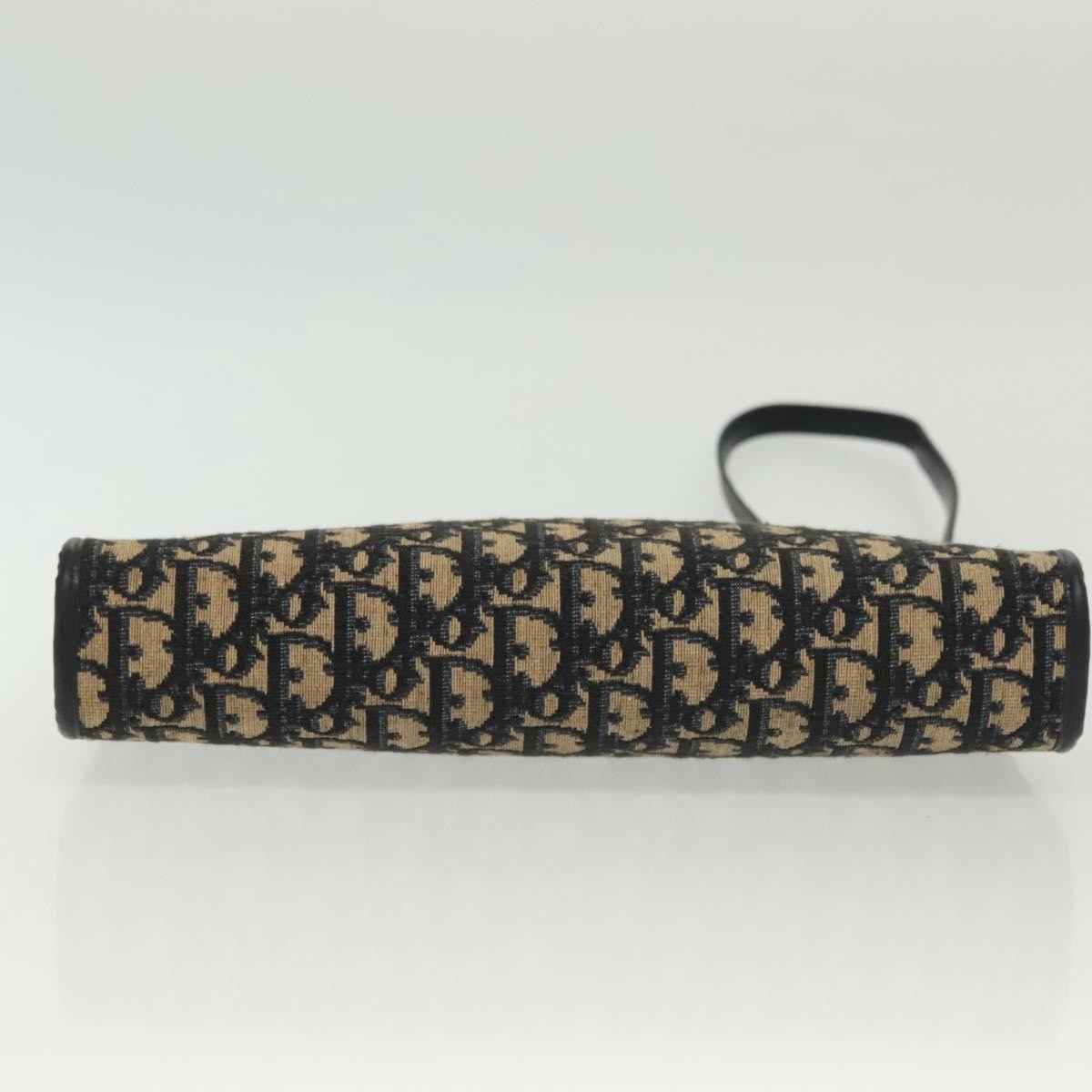 Christian Dior wristlet zip dior Canvas, NAVY, CANVAS, Shoulder bag