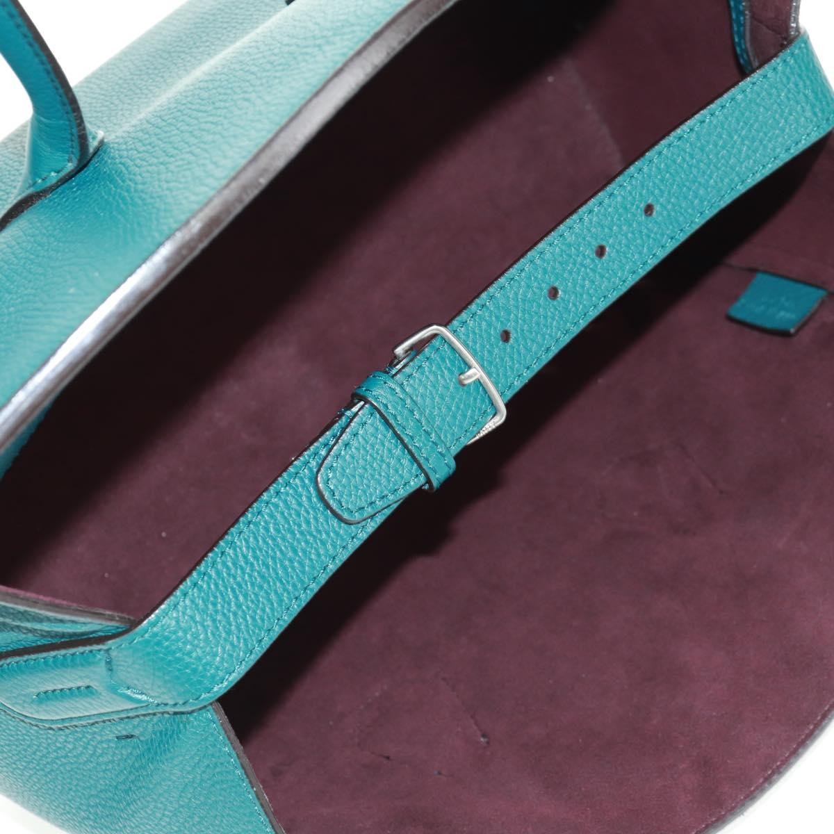 Bally Vintage Handbag Leather, GREEN, LEATHER, Handbag