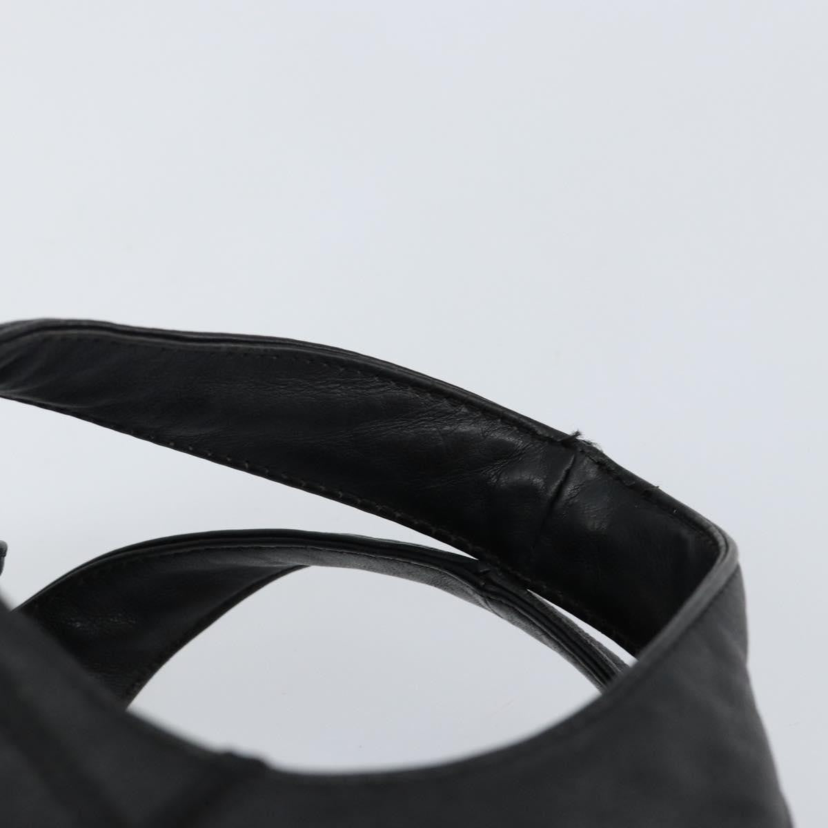 Chanel Square Stitch Tassel Hobo Quilted Leather, BLACK, LEATHER, Handbag