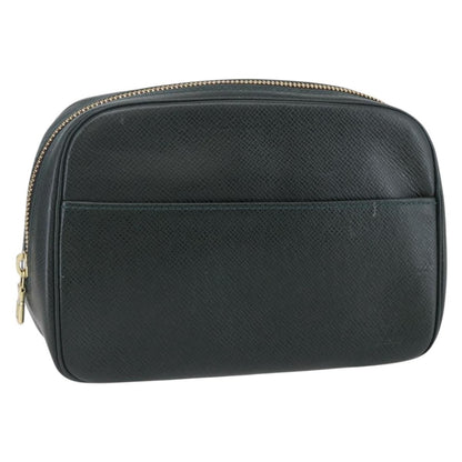 Louis Vuitton Toiletry Bag Leather, GREEN, LEATHER, Toiletry Case