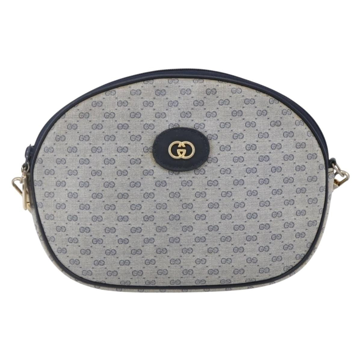 Gucci Micro GG supreme shoulder bag GG canvas, NAVY, CANVAS, Shoulder bag
