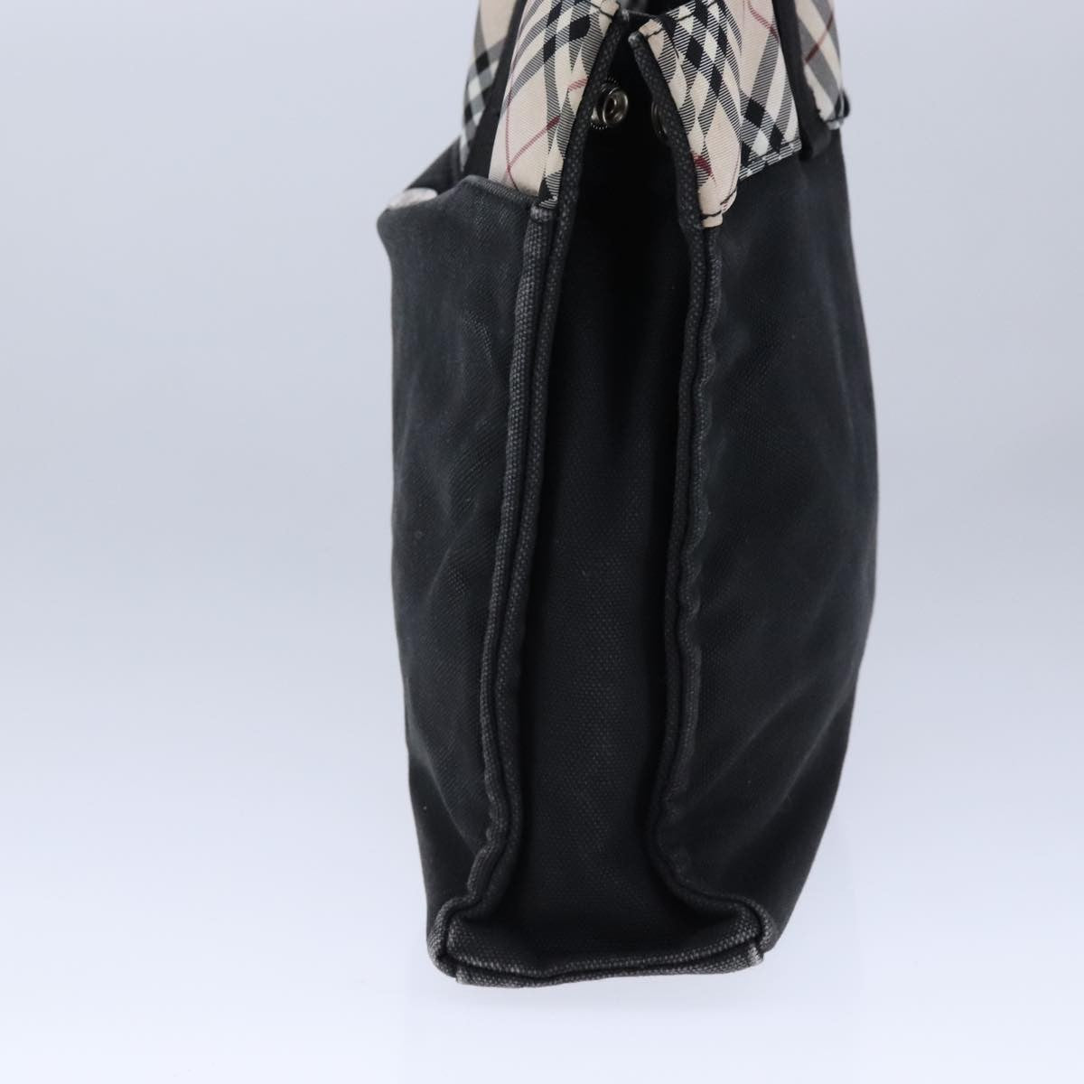 Burberry Nova Check Tote canvas check pattern, BLACK, CANVAS, Tote bag