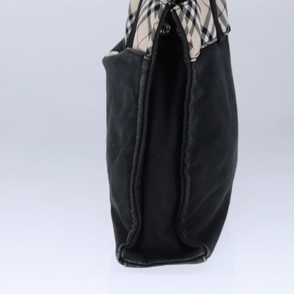 Burberry Nova Check Tote canvas check pattern, BLACK, CANVAS, Tote bag