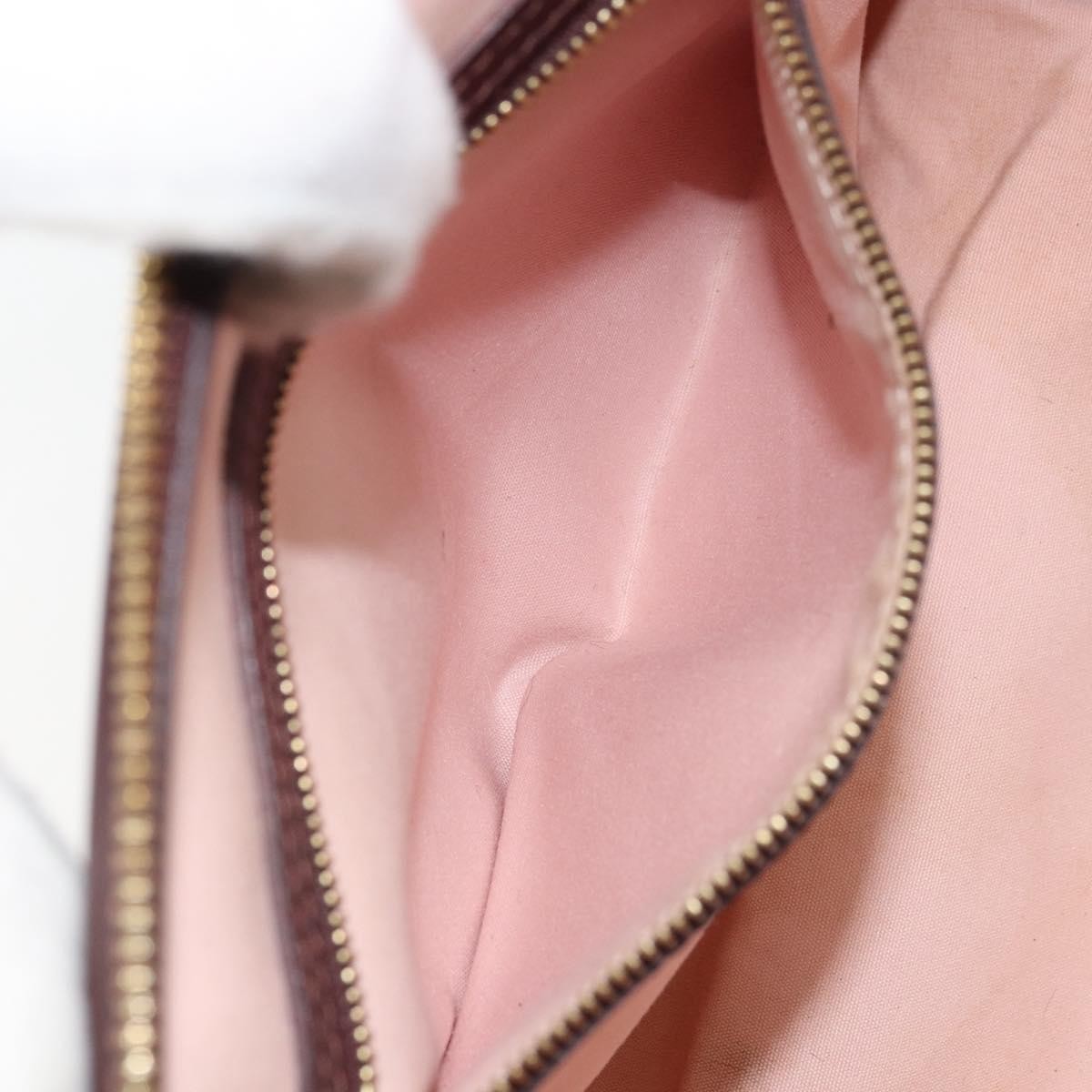 Louis Vuitton Josephine Handbag Mini Lin, RED, CANVAS, Handbag