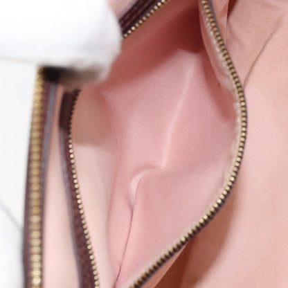 Louis Vuitton Josephine Handbag Mini Lin, RED, CANVAS, Handbag