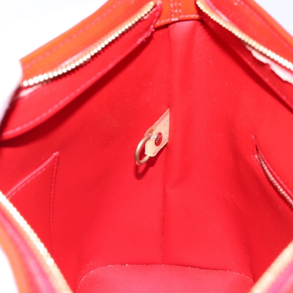 Louis Vuitton Houston Handbag Monogram Vernis, RED, PATENT_LEATHER, Handbag