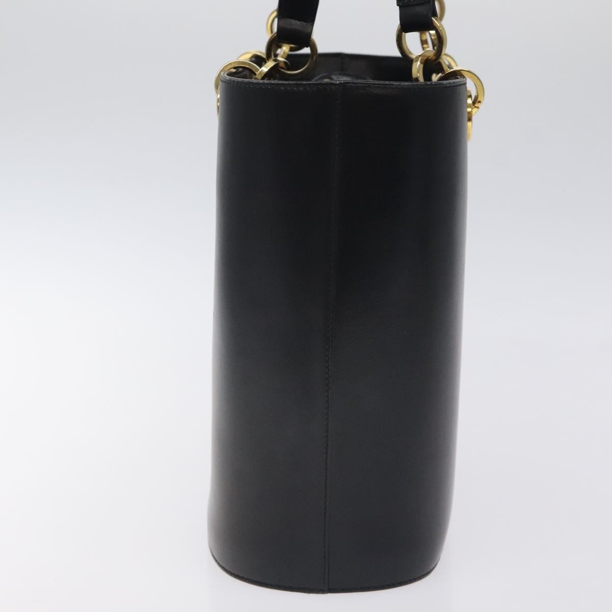 Salvatore Ferragamo Vintage Tote bag Leather, BLACK, LEATHER, Tote bag