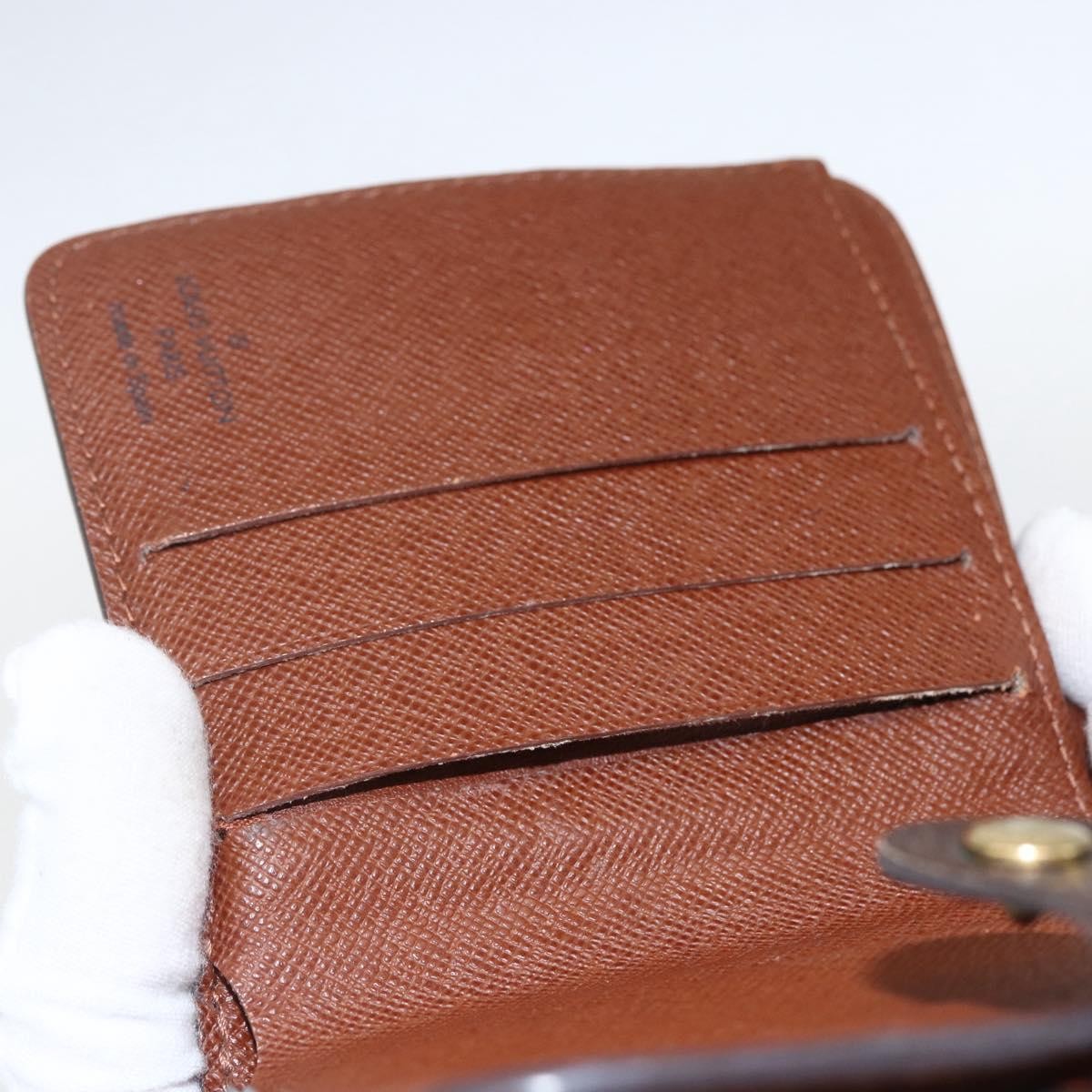 Louis Vuitton Compact Zippe Wallet Monogram Canvas, BROWN, CANVAS, Wallets