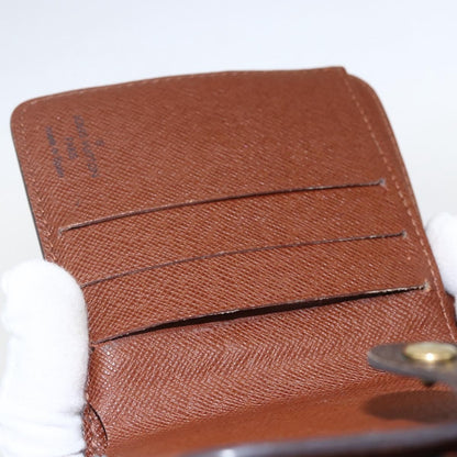 Louis Vuitton Compact Zippe Wallet Monogram Canvas, BROWN, CANVAS, Wallets