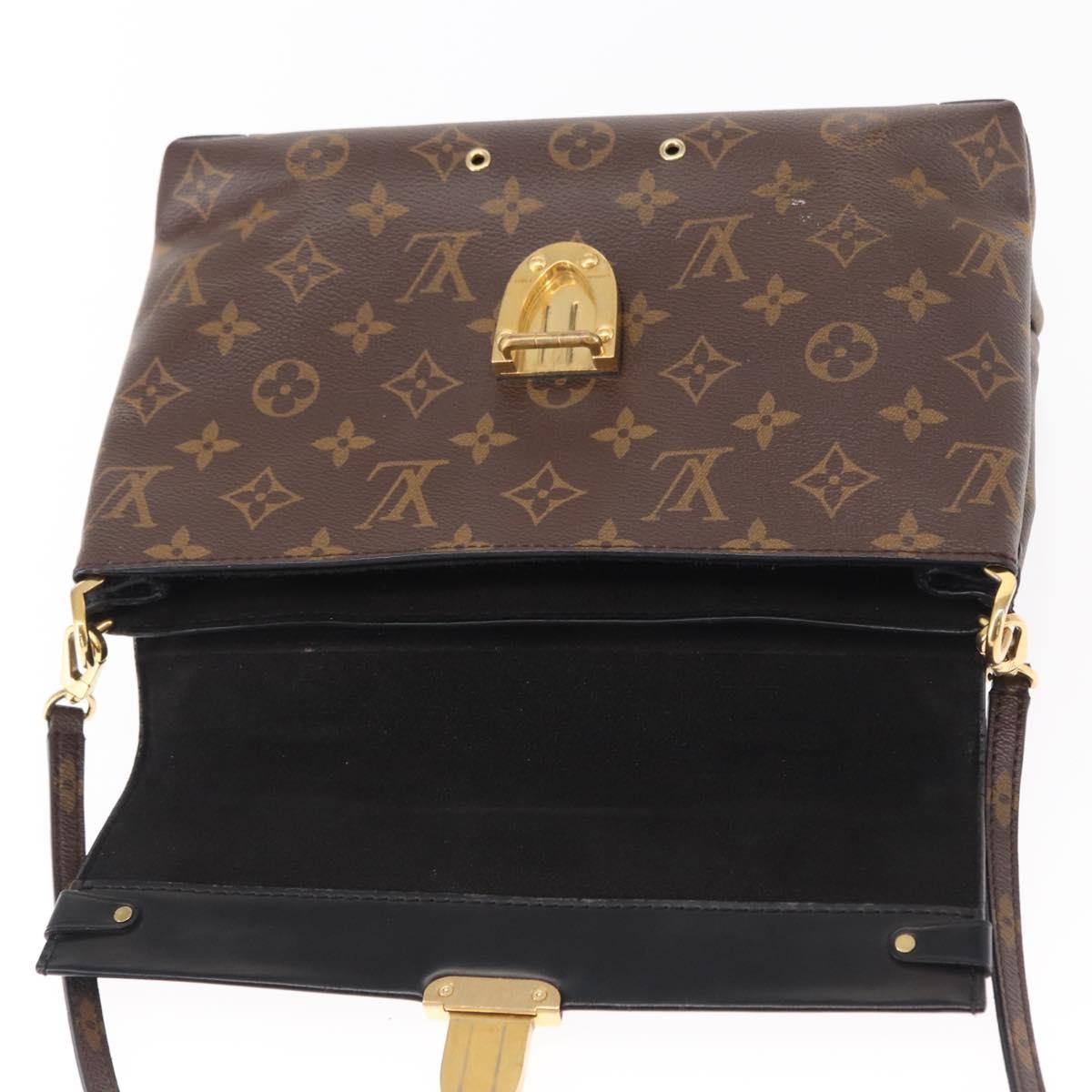 Louis Vuitton One Handle Flap Bag Monogram Canvas and Leather, BROWN, CANVAS, Handbag