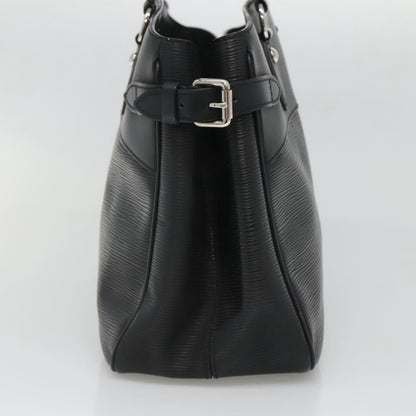 Louis Vuitton Passy Tote Epi Leather, BLACK, LEATHER, Tote bag
