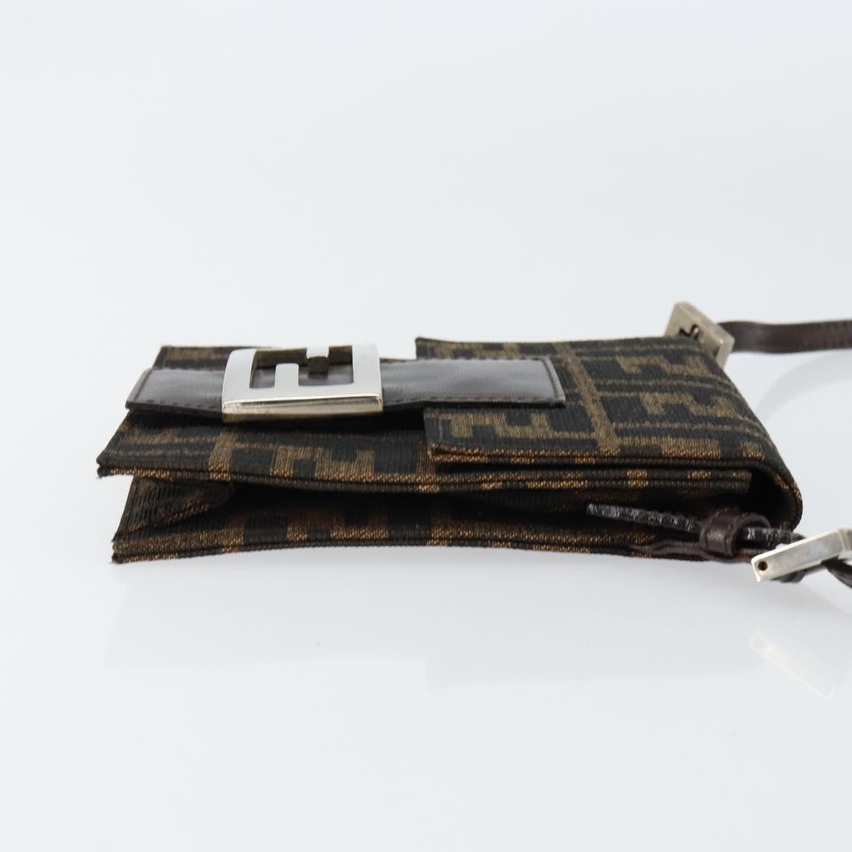 Fendi Vintage Flap Clutch Zucca canvas, BROWN, CANVAS, Clutche & pouche