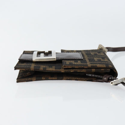 Fendi Vintage Flap Clutch Zucca canvas, BROWN, CANVAS, Clutche & pouche