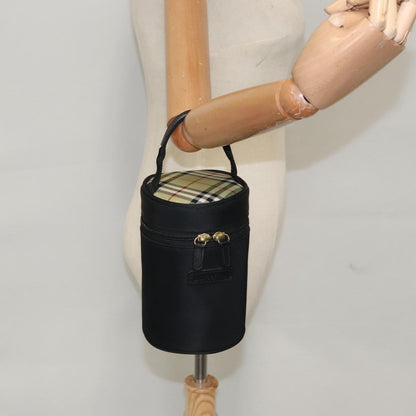 Burberry Vanity pouch Nylon, BLACK, NYLON, Clutche & pouche