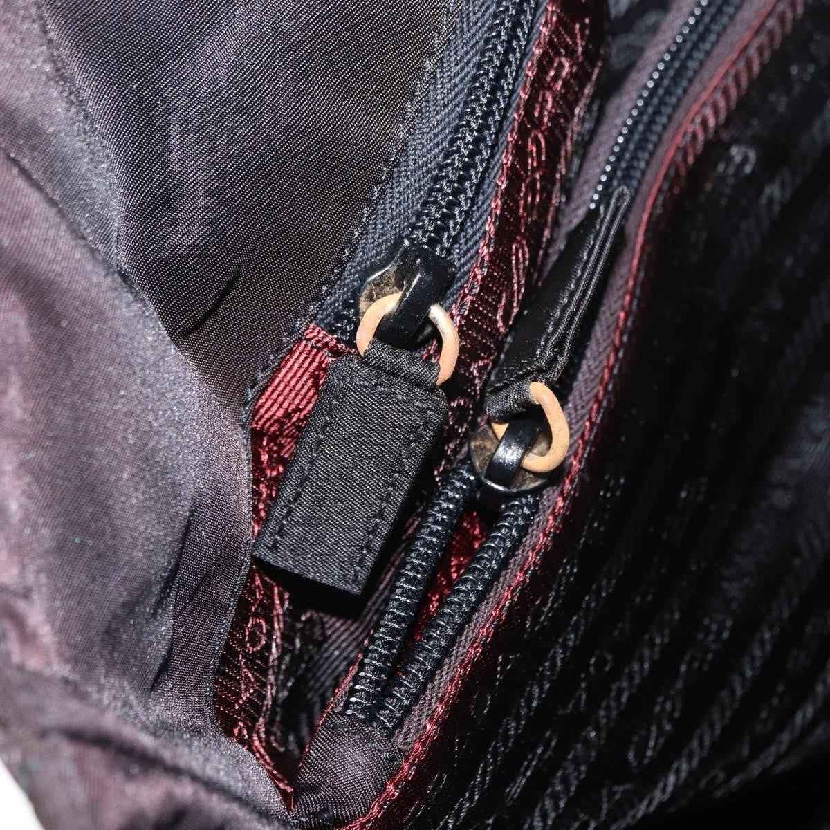 Prada Vintage Shoulder Bag Tessuto, BLACK, NYLON, Shoulder bag