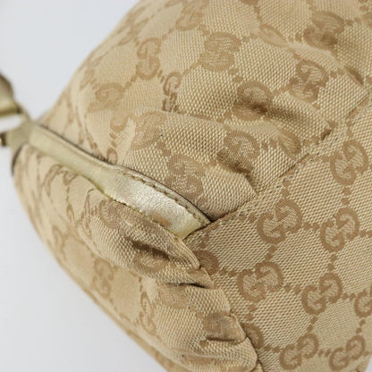 Gucci D Ring Hobo GG Canvas, BEIGE, CANVAS, Handbag