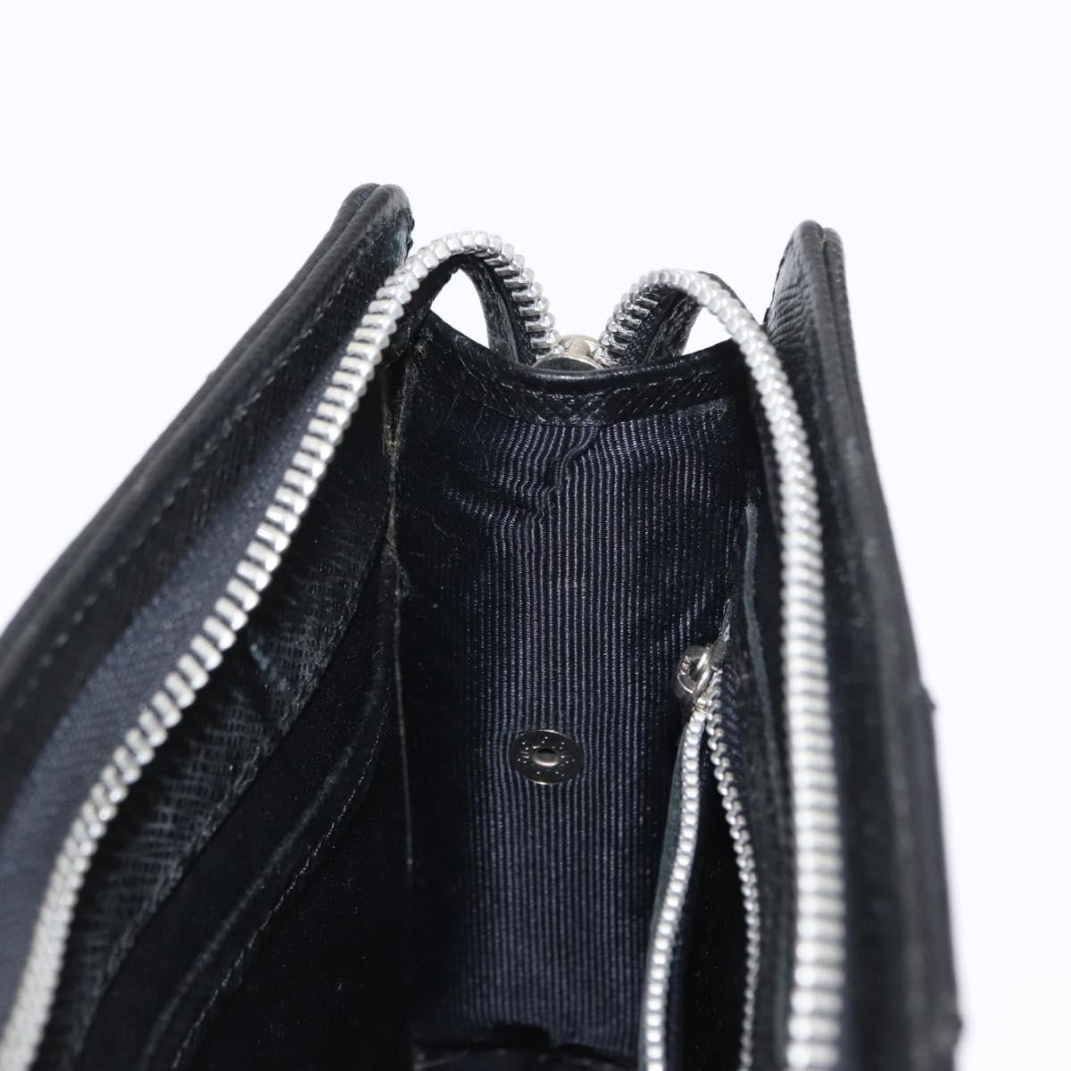 Valentino Garavani Pochette Leather, BLACK, LEATHER, Clutche & pouche