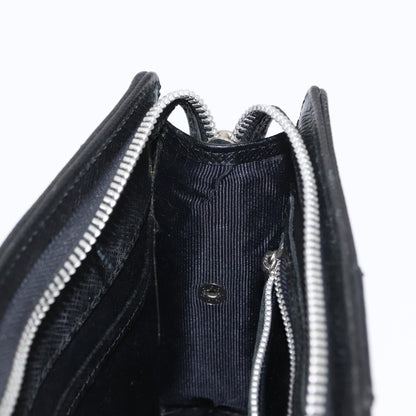 Valentino Garavani Pochette Leather, BLACK, LEATHER, Clutche & pouche