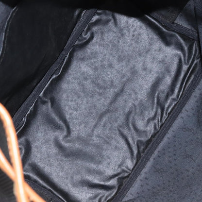 Saint Laurent Vintage Shoulder Bag Canvas, BLACK, CANVAS, Shoulder bag