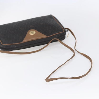 Christian Dior Vintage Honeycomb Shoulder Bag Canvas, BLACK, CANVAS, Shoulder bag