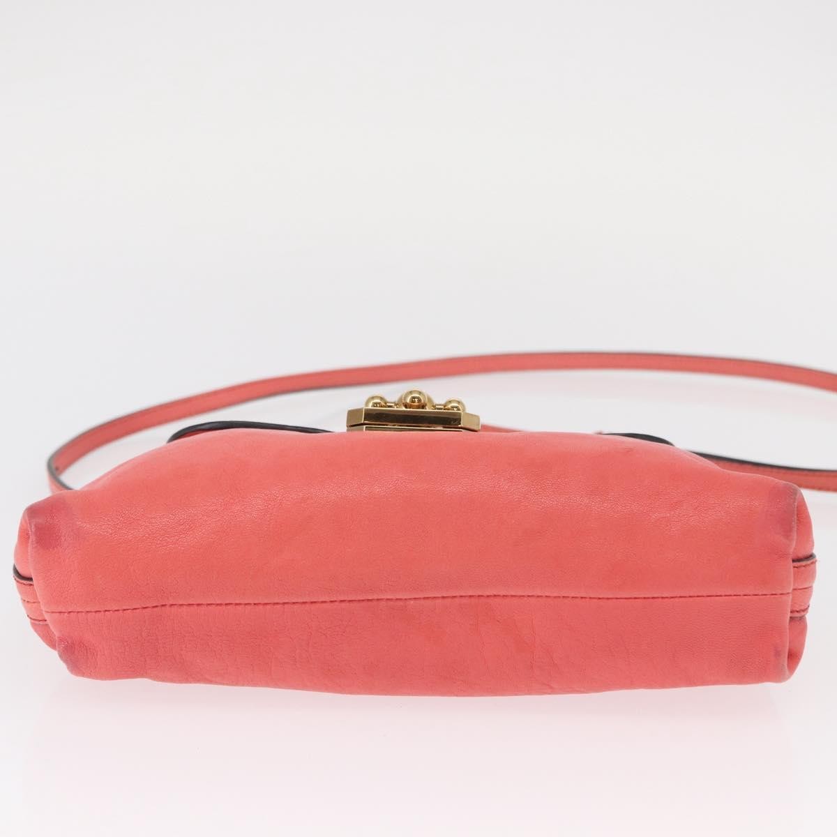 Chloe Elsie Crossbody Bag Leather, PINK, LEATHER, Shoulder bag