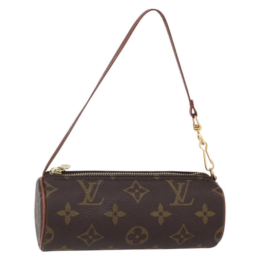 Louis Vuitton Papillon Pochette Monogram Canvas, BROWN, CANVAS, Clutche & pouche
