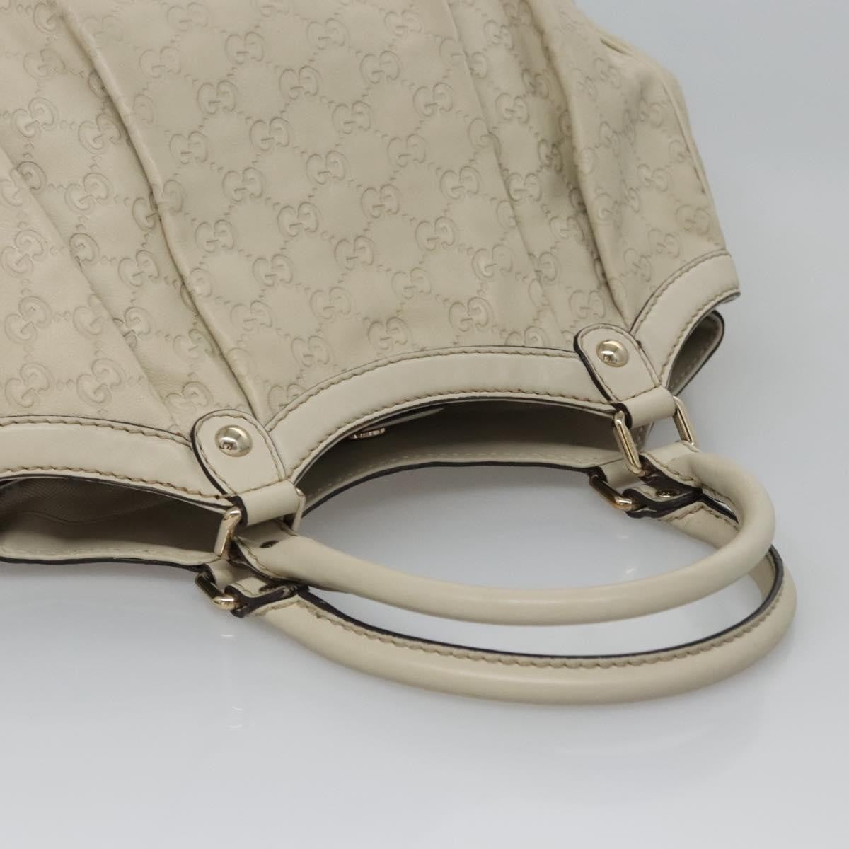 Gucci Sukey Tote Leather, WHITE, LEATHER, Handbag