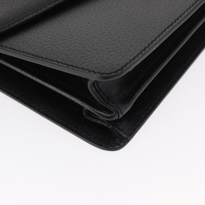 Salvatore Ferragamo Vintage clutch Bag Leather, BLACK, LEATHER, Clutche & pouche