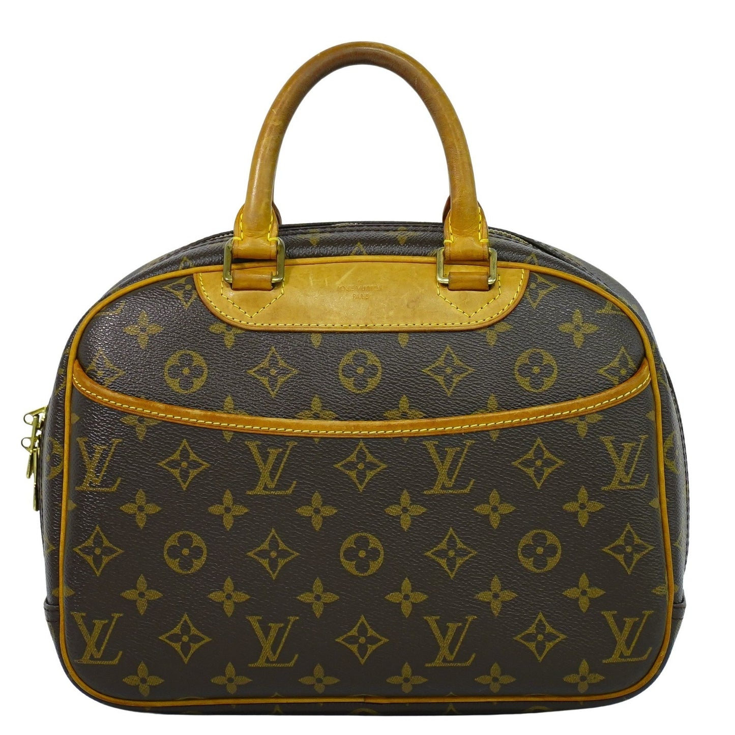 Louis Vuitton Trouville Handbag Monogram Canvas, BROWN, CANVAS, Handbag