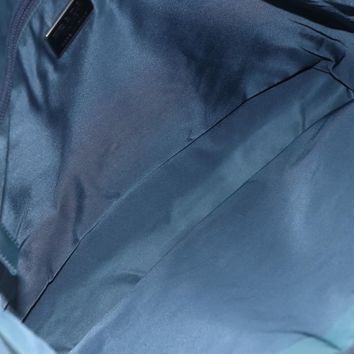 Prada Vintage Tote Tessuto, BLUE, NYLON, Shoulder bag