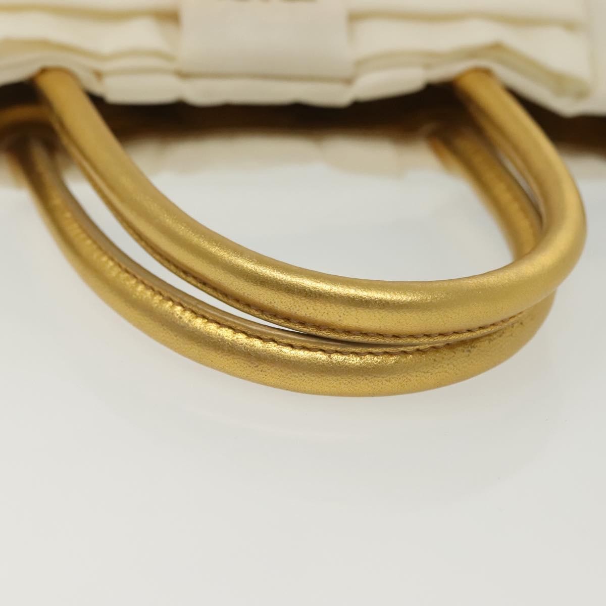 Prada Bow Tote Tessuto with Leather, WHITE, NYLON, Tote bag